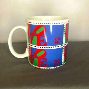 Vintage 1997 USPS Love Stamp US 8 Cents Red Blue Green